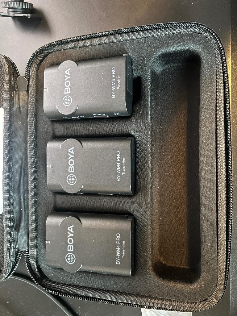 Boya BY-WM4PRO K2 draadloze microfoon systeem, Ophalen of Verzenden, Zo goed als nieuw, Overige typen, Draadloos