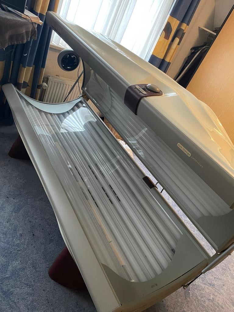 Alisun Allura Hemel-14 Soft Zonnebank - Dubbelzijdig, Ophalen of Verzenden, Gebruikt, Zonnebank dubbelzijdig, 15 lampen of meer