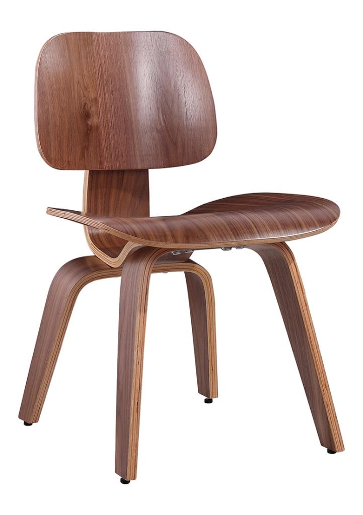 OHNO Miami - Houten Stoel - Walnoot, Huis en Inrichting, Stoelen, Niet ingevuld, Bruin, Niet ingevuld, Nieuw