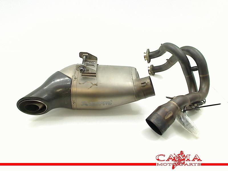 UITLAATDEMPER SPORT AKRAPOVIC Z 650 2017- (Z650 ER650G-H), Motoren, Onderdelen | Kawasaki, Dhr. S. di Majo, Gebruikt, Info@cama-motorparts.nl