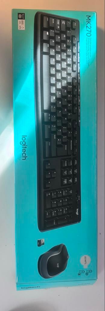 Logitech K270 Draadloos Toetsenbord (van MK270 set), Computers en Software, Toetsenborden, Gebruikt, Qwerty, Draadloos, Multimediatoetsen