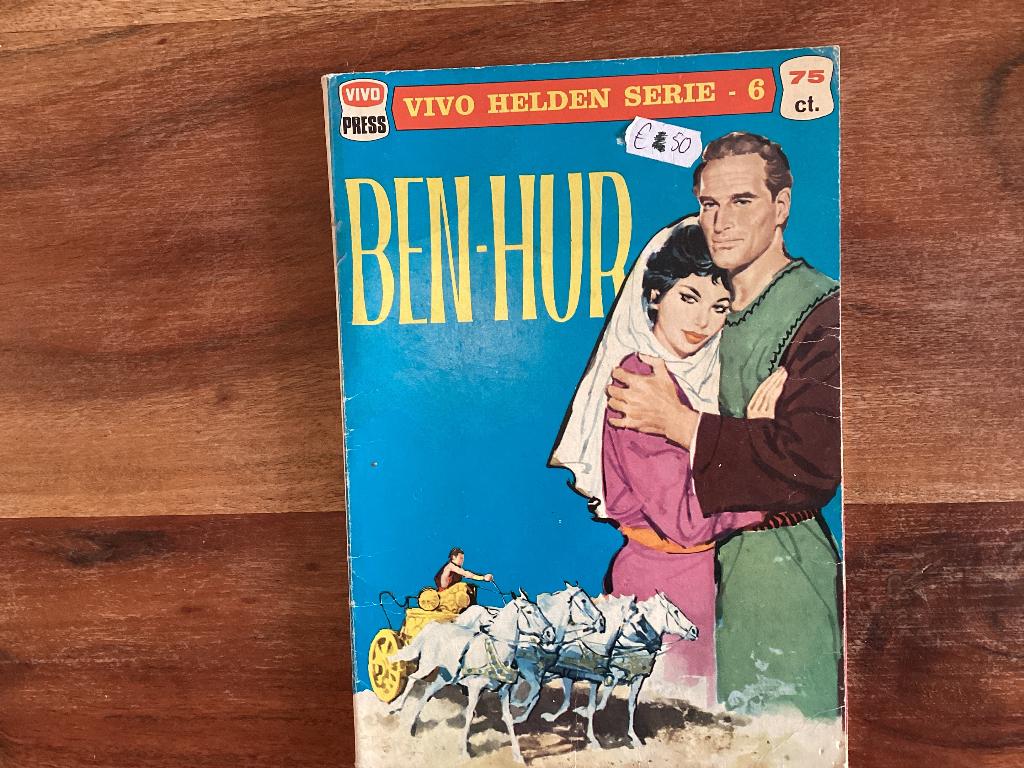 Ben-Hur vivo heldenserie 6, Gelezen, Eén stripboek, Ophalen of Verzenden, Vivo-uitgave