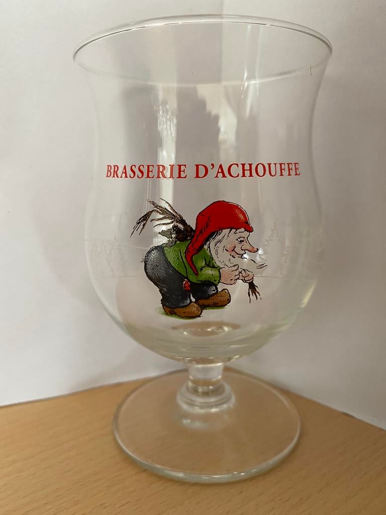 La chouffe proefglas 12cl bierglas m15, Ophalen of Verzenden, Zo goed als nieuw, Glas of Glazen, Overige merken
