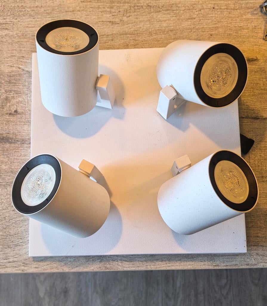 Philips HUE color argenta 4 spots plafond lamp, Ophalen of Verzenden, Zo goed als nieuw