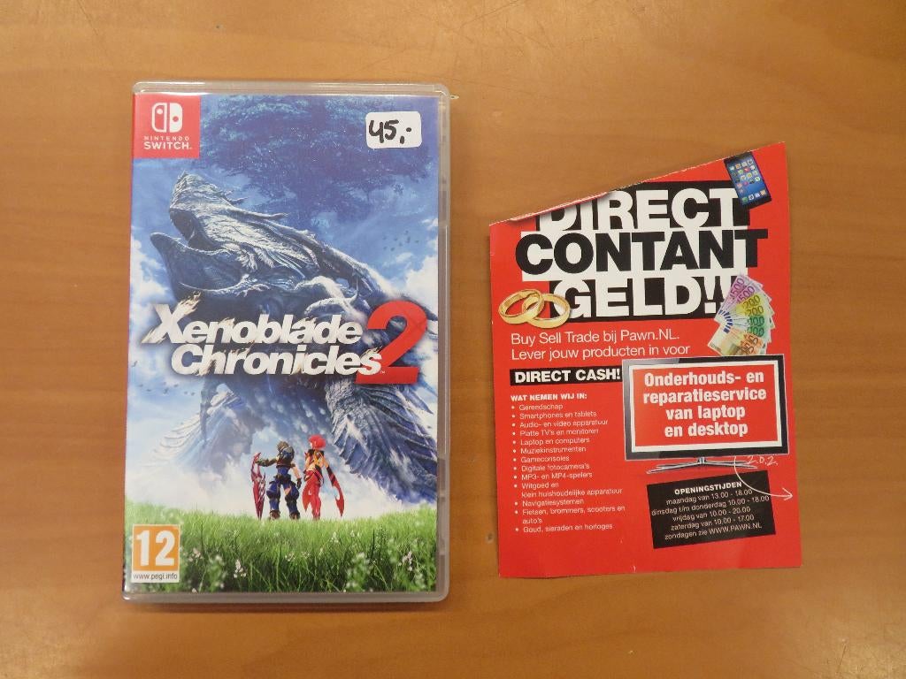 Nintendo Switch Xenoblade Chronicles 2 | Pawn Eindhoven, Spelcomputers en Games, Games | Nintendo Switch, Gebruikt, Role Playing Game (Rpg)