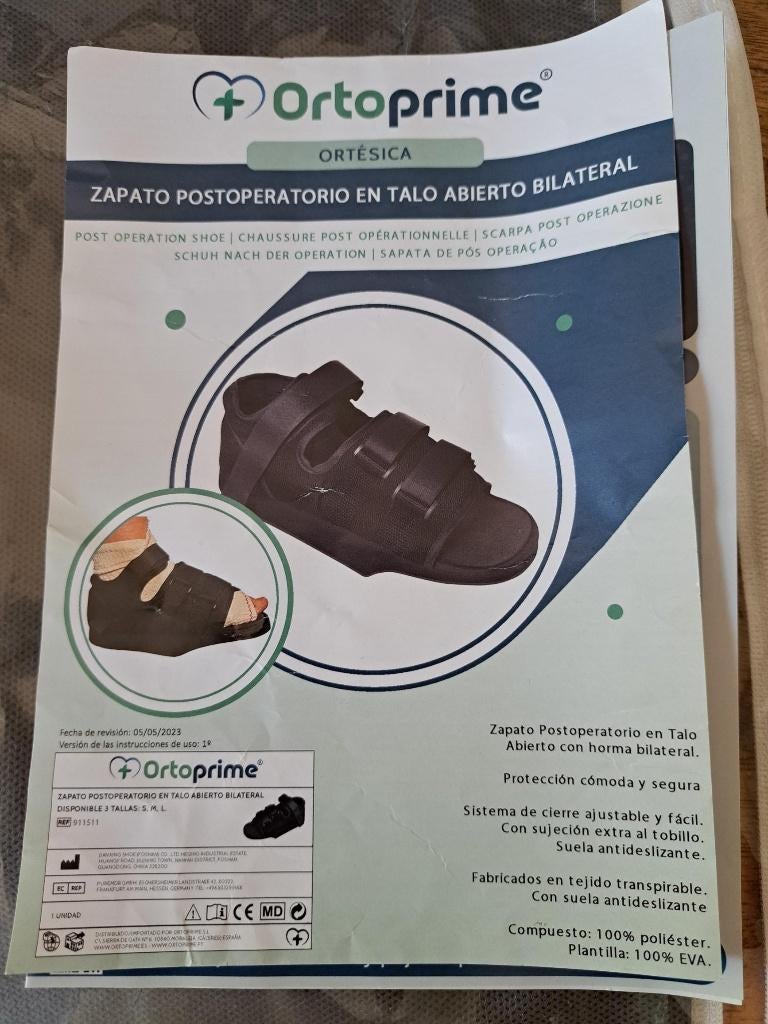 Gipsschoen orthoprime bilateraal postoperatieve schoen, Ophalen of Verzenden, Nieuw