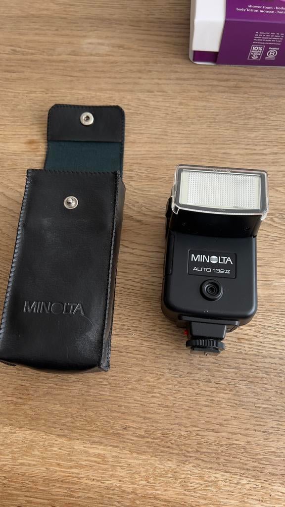 Minolta auto electroflash, Audio, Tv en Foto, Fotografie | Flitsers, Zo goed als nieuw, Overige merken, Ophalen