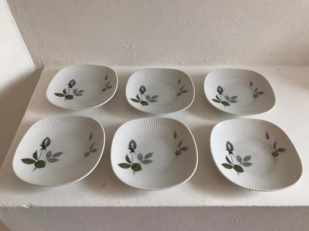 Gebaksbordjes klein Seltmann Weiden Bavaria Monika, Antiek en Kunst, Antiek | Servies los, Ophalen of Verzenden