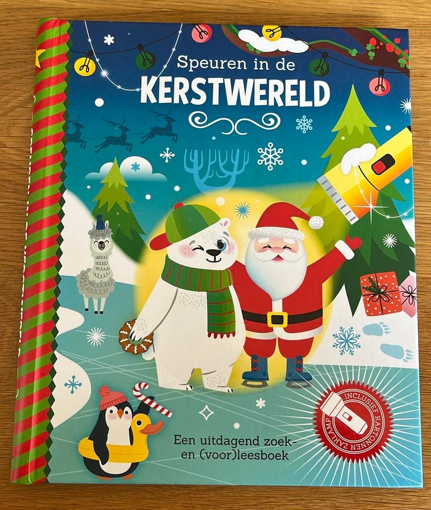 Speuren in de kerstwereld, Boeken, 3 tot 4 jaar, Ophalen of Verzenden, Zo goed als nieuw, Uitklap-, Voel- of Ontdekboek
