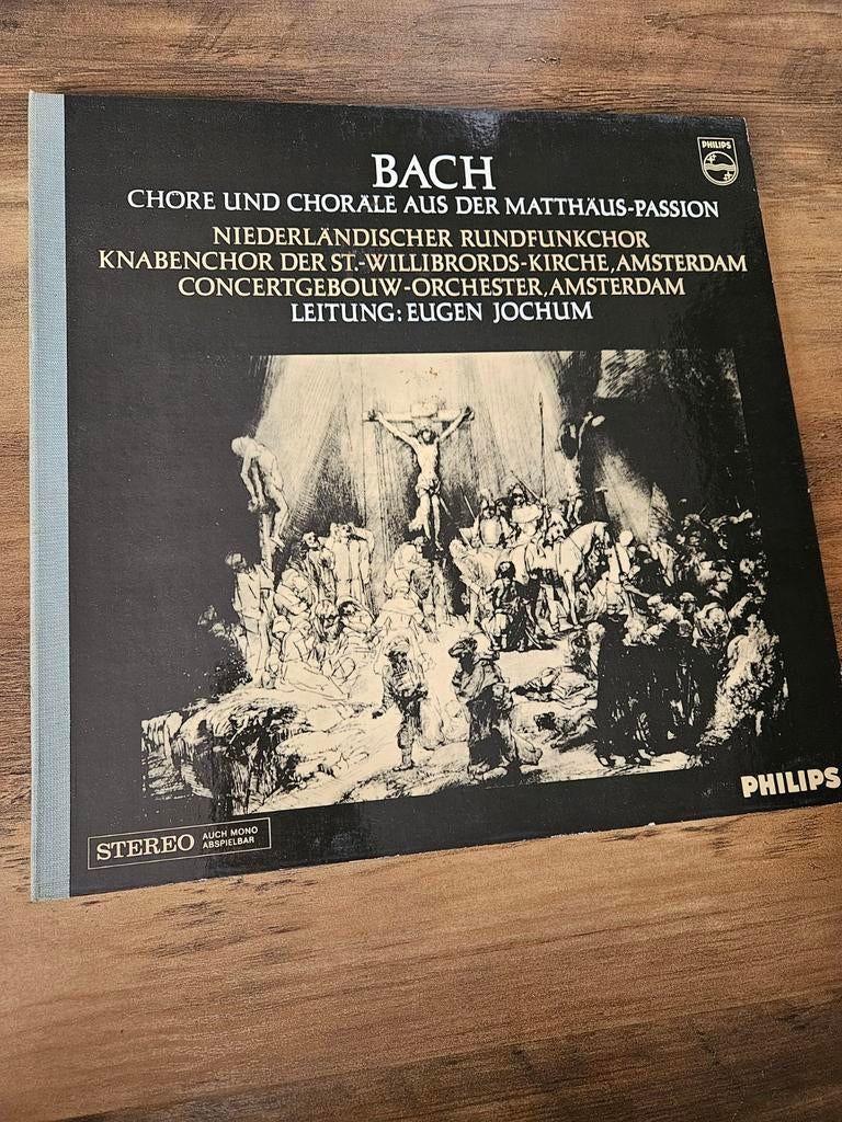 Bach: Matthäus-Passion - Philips Stereo LP, Gebruikt, Ophalen of Verzenden, 12 inch, Barok