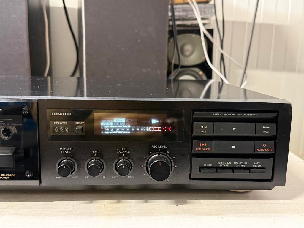 Akai GX-32 cassettedeck, Audio, Tv en Foto, Cassettedecks, Akai, Tiptoetsen, Akai, Enkel