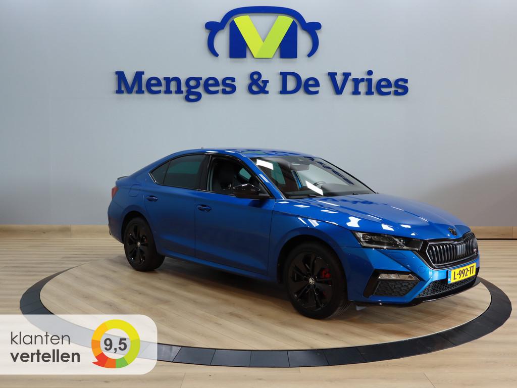 Skoda Octavia 1.4 TSI RS iV PHEV Business Airco ECC | Virtua, 12 maanden, Stof, Gebruikt, Blauw