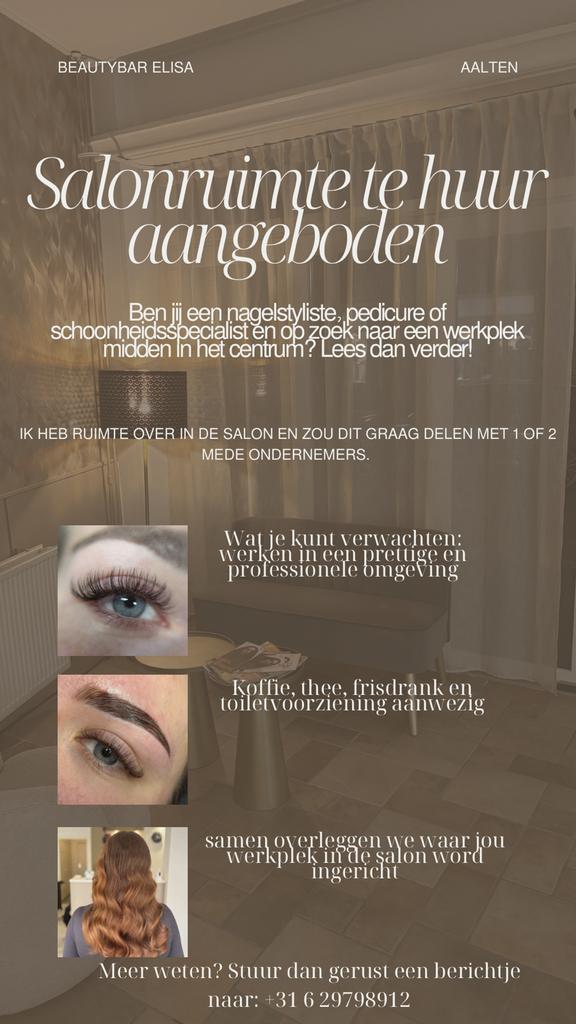 Gedeeltelijke salon ruimte te huur, Minder dan 20 m², Overige regio's