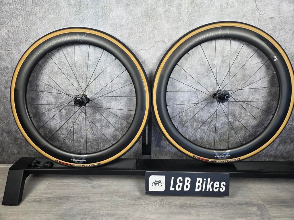 Velomann / Bianchi Plutonium carbon wielset 50 mm, Band, Velomann, Bianchi, Ophalen of Verzenden