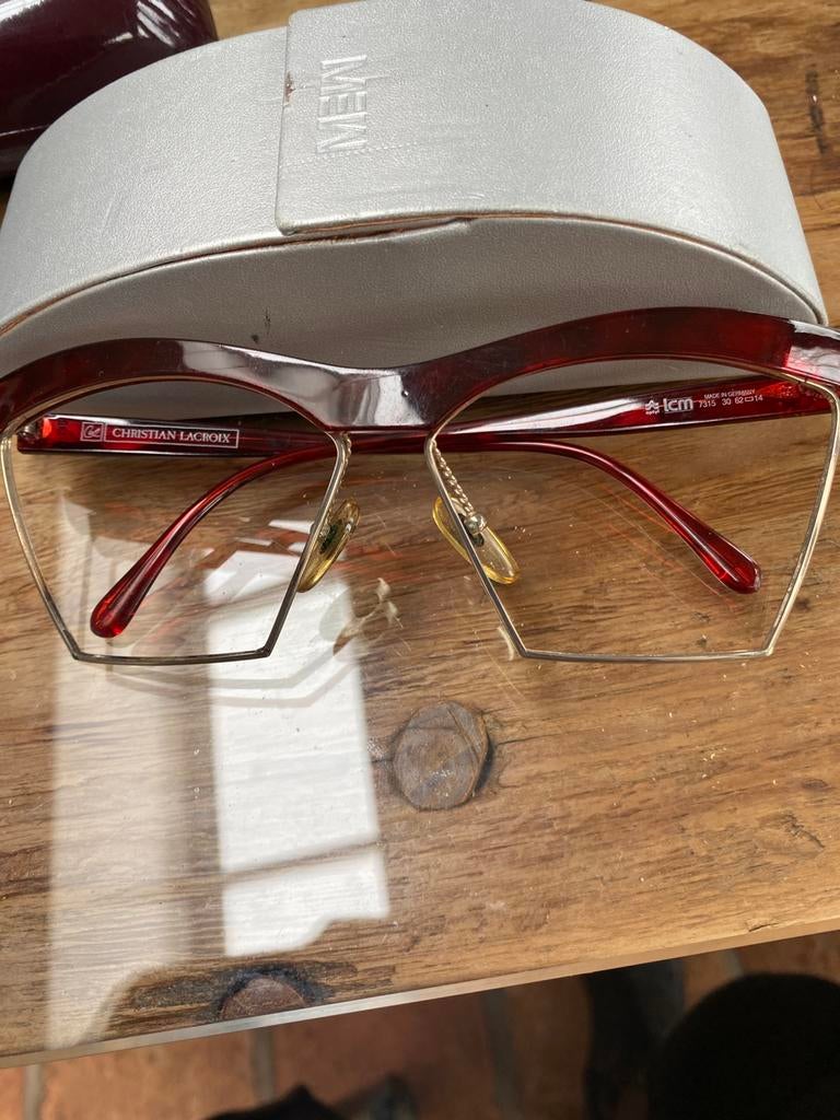 Vintage brilmontuur, Sieraden, Tassen en Uiterlijk, Zonnebrillen en Brillen | Dames, Ophalen of Verzenden, Zo goed als nieuw, Overige merken