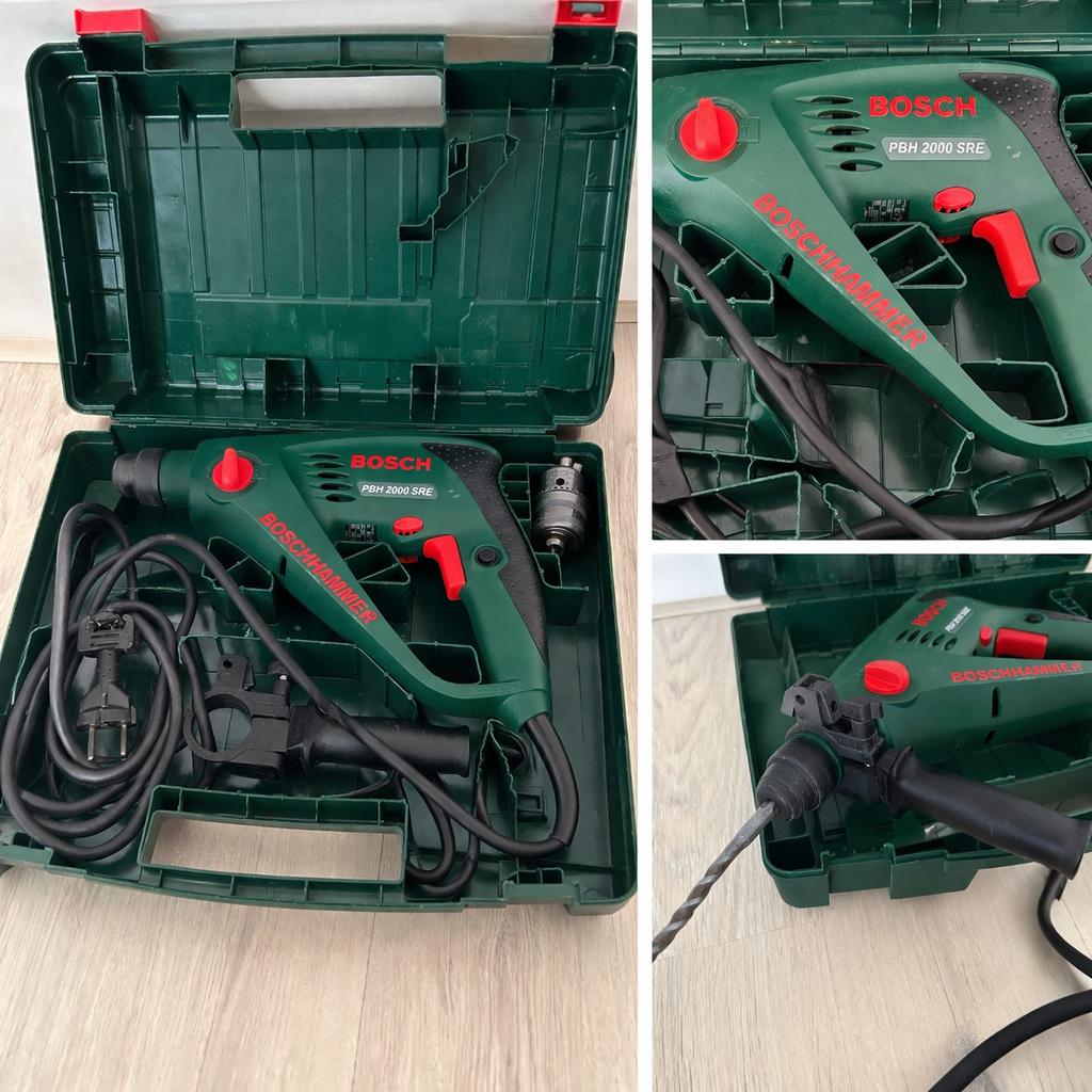 BOSCH Boorhamer PBH 2000 SRE Klopboormachine Boormachine, Doe-het-zelf en Verbouw, Gereedschap | Boormachines, Zo goed als nieuw