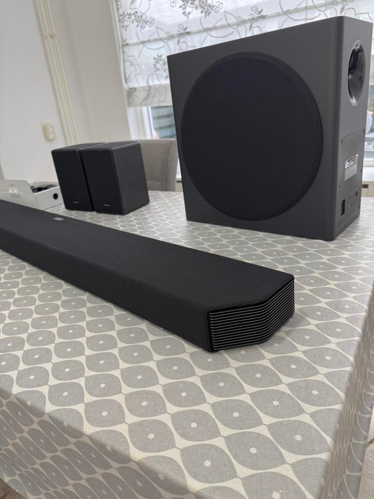 Samsung HW-Q950A Soundbar Subwoofer 2x Draadloos Speakers, Audio, Tv en Foto, Soundbars, Ophalen, Bluetooth, Zo goed als nieuw