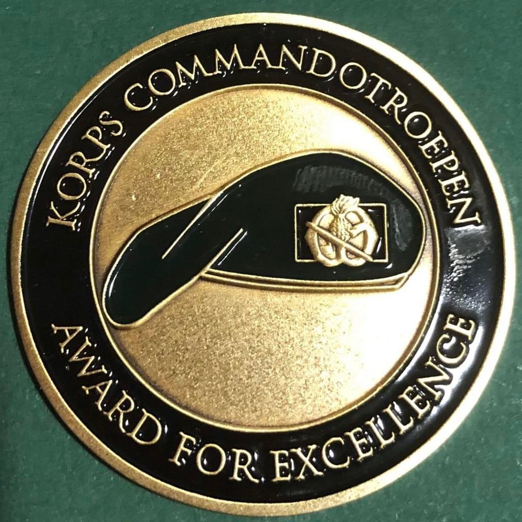 Gezocht coin KCT nr 76 uit het overzicht coins KCT, Verzamelen, Militaria | Algemeen, Verzenden, Landmacht, Nederland, Embleem of Badge