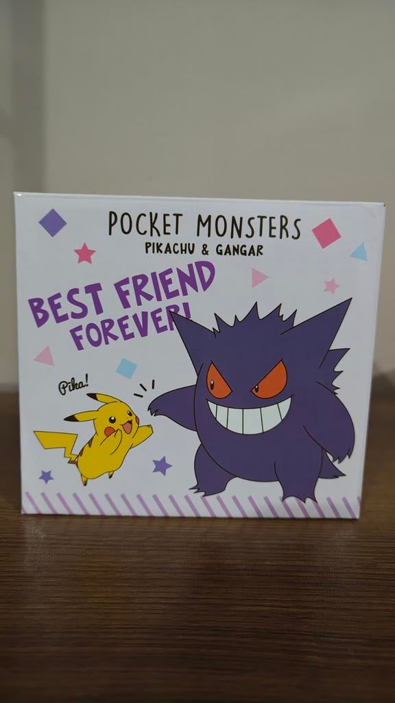 Pokemon Gengar and Pikachu Best Friends Forever Mug *NEW*, Keramiek, Nieuw, Ophalen of Verzenden, Overige stijlen