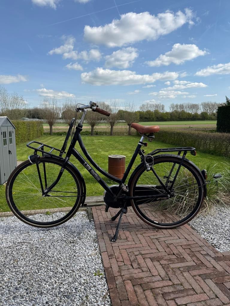 Cortina dames fiets zwart, opknapper, Fietsen en Brommers, Fietsen | Dames | Damesfietsen, 53 tot 56 cm, Ophalen, Gebruikt, Overige merken