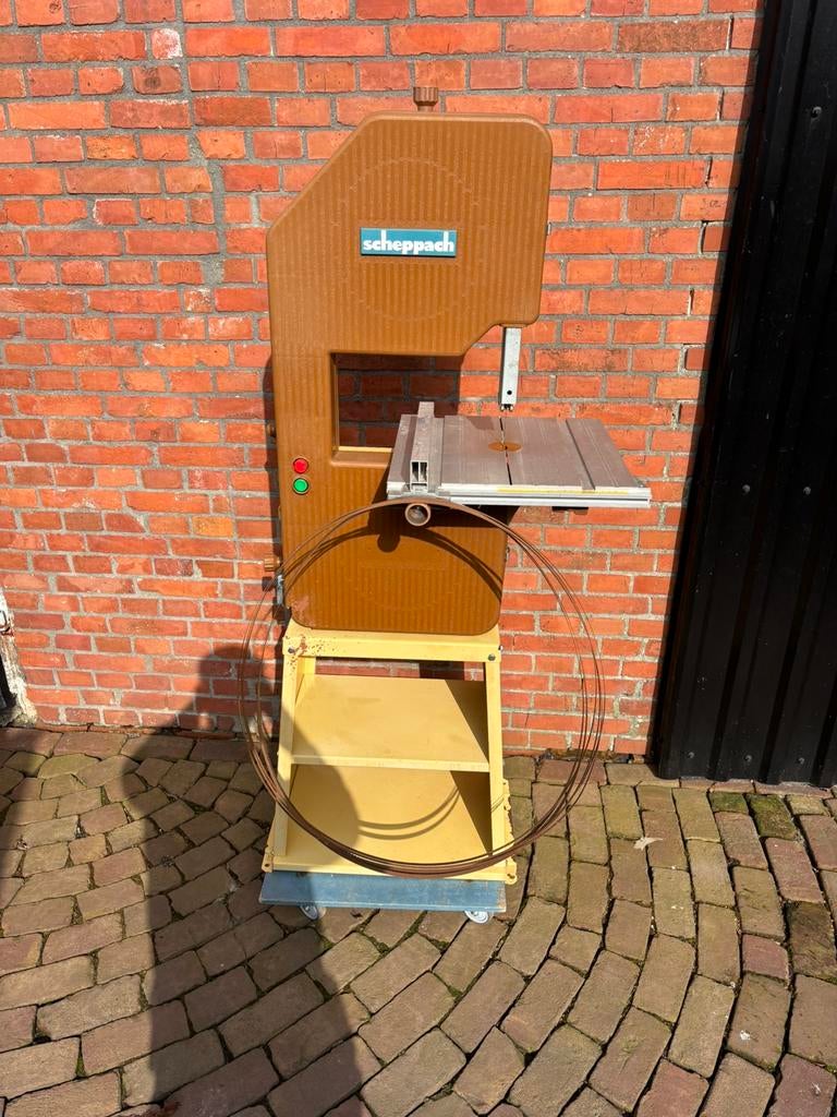 Scheppach hbs 32 vario lintzaagmachine, Ophalen, 70 mm of meer, Zo goed als nieuw, Lintzaag
