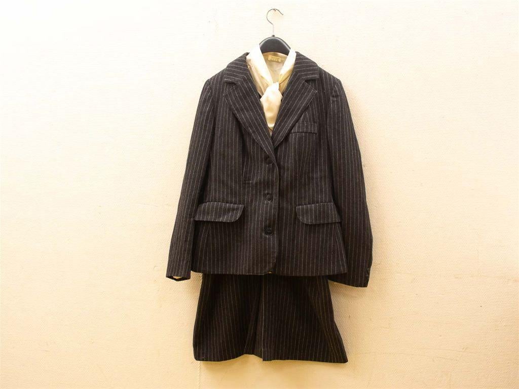 Denise Daecy mantelpakje 36385, Ophalen of Verzenden, Gedragen, Maat 42/44 (L), Zwart