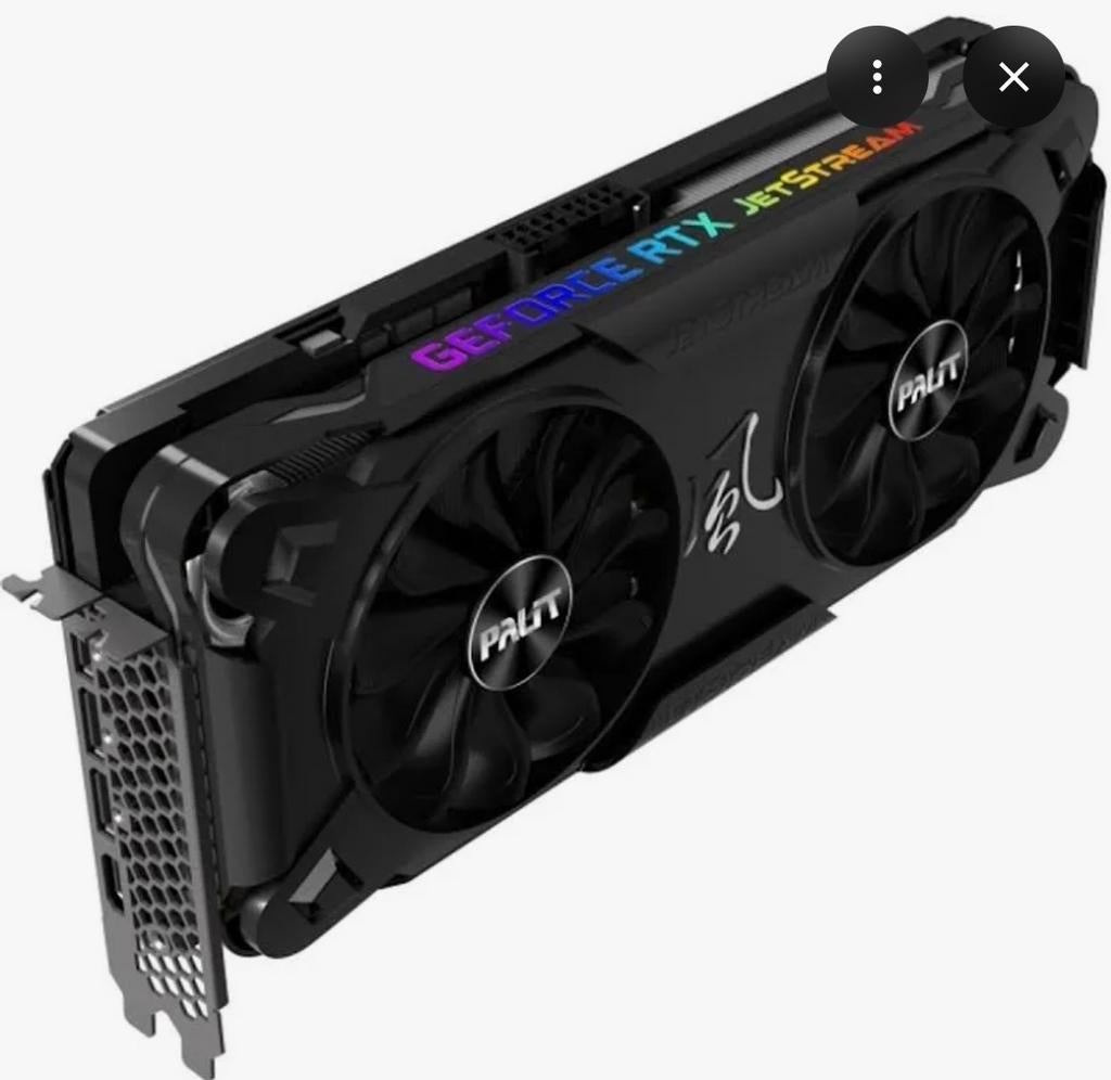 Palit GeForce RTX 3070 GamingPro V1 LHR, Computers en Software, Videokaarten, Gebruikt, HDMI, GDDR6, PCI-Express 4