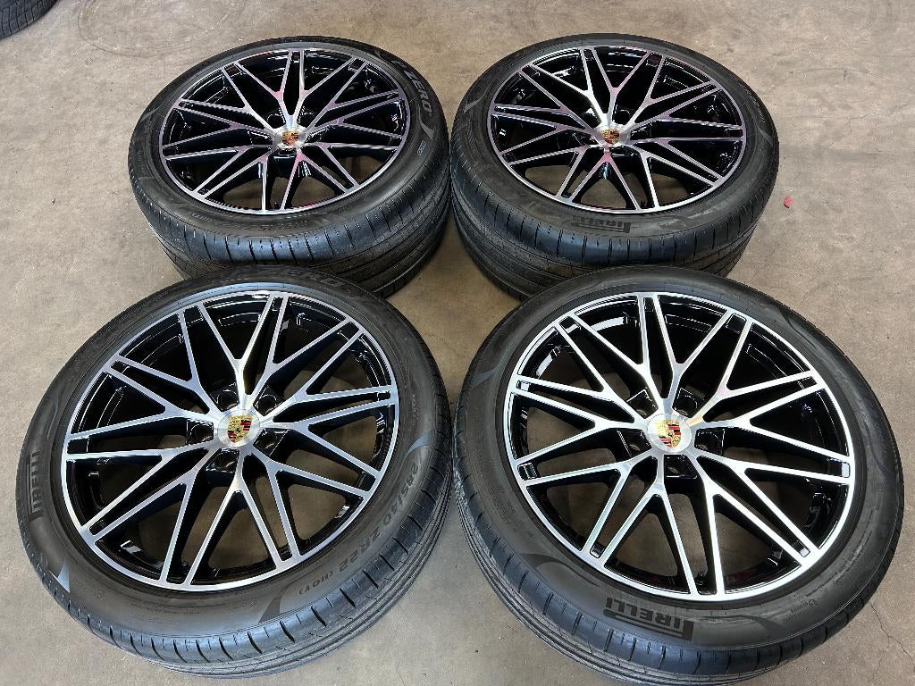 NIEUW 22 inch originele velgen + zomerbanden Porsche Cayenne, 285 mm, Banden en Velgen, Nieuw, Overige maten