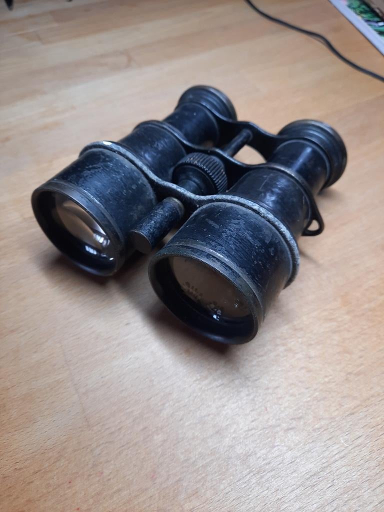 Antieke verrekijker Emil Busch, ruim 100 jaar oud., Audio, Tv en Foto, Optische apparatuur | Verrekijkers, Ophalen of Verzenden