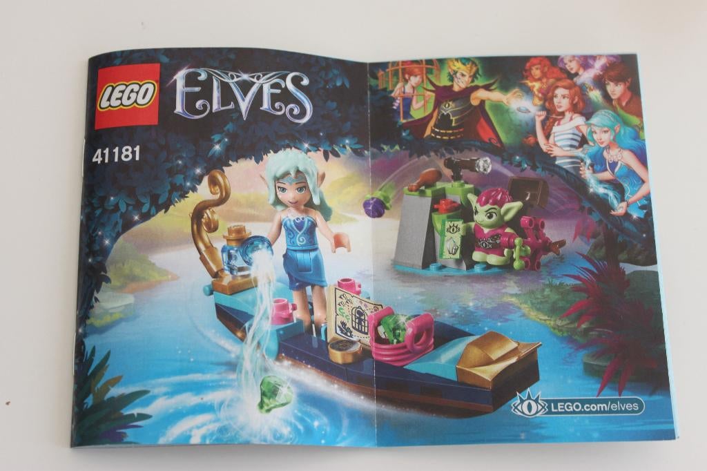 Lego Elves 41181 Naida's gondel en de Goblin dief, Ophalen of Verzenden, Zo goed als nieuw, Complete set, Lego