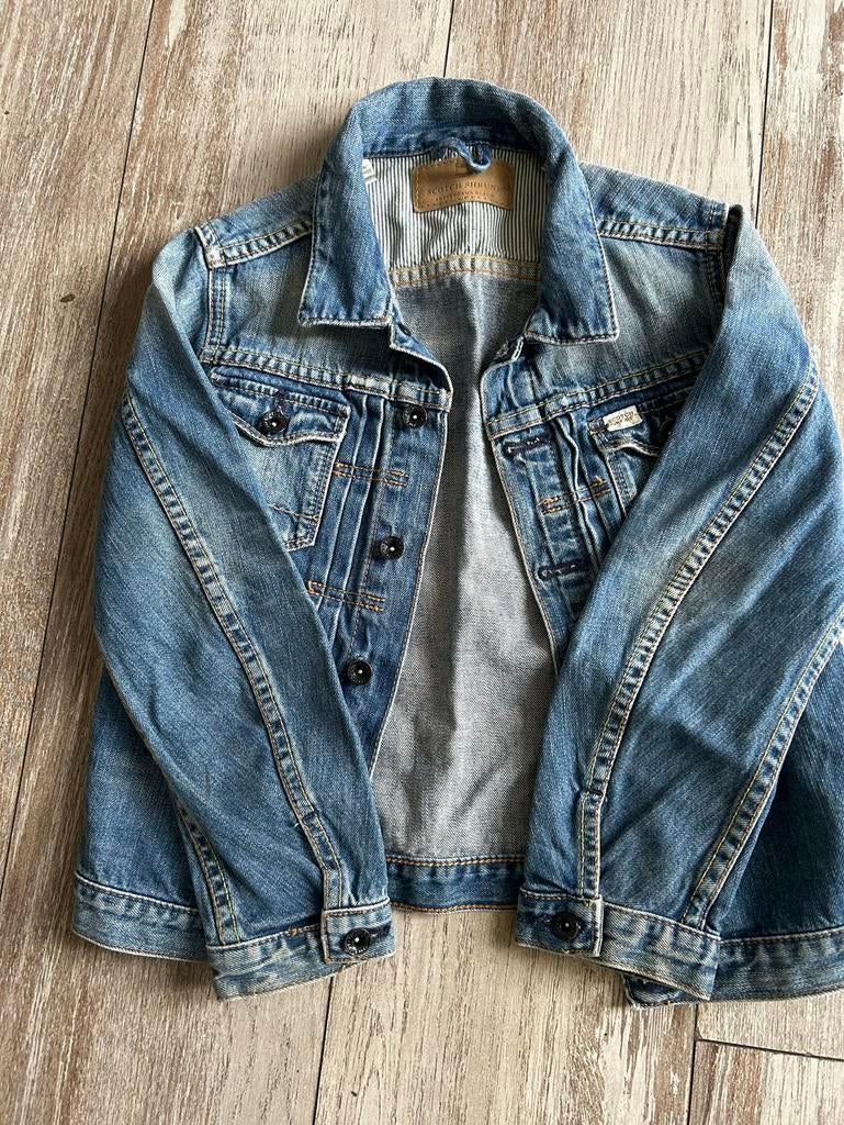 Stoere spijkerjas van Scotch Shrunk, maat 116, Ophalen of Verzenden