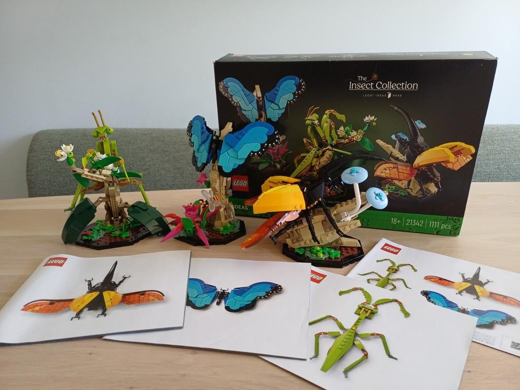 Lego Ideas Insect Collection 21342, Ophalen of Verzenden, Zo goed als nieuw