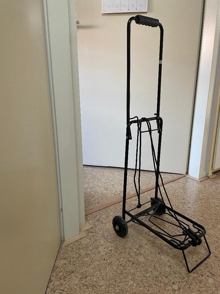 Trolley, lichtgewicht en opvouwbaar, Ophalen, Wieltjes, Zo goed als nieuw, 70 cm of meer