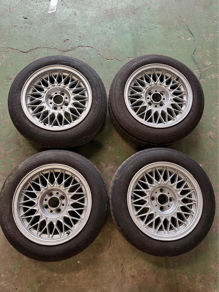 BMW Style 5 kruisspaak 15 inch 4x100 e30, Auto-onderdelen, Ophalen, 15 inch, 175 mm, Banden en Velgen