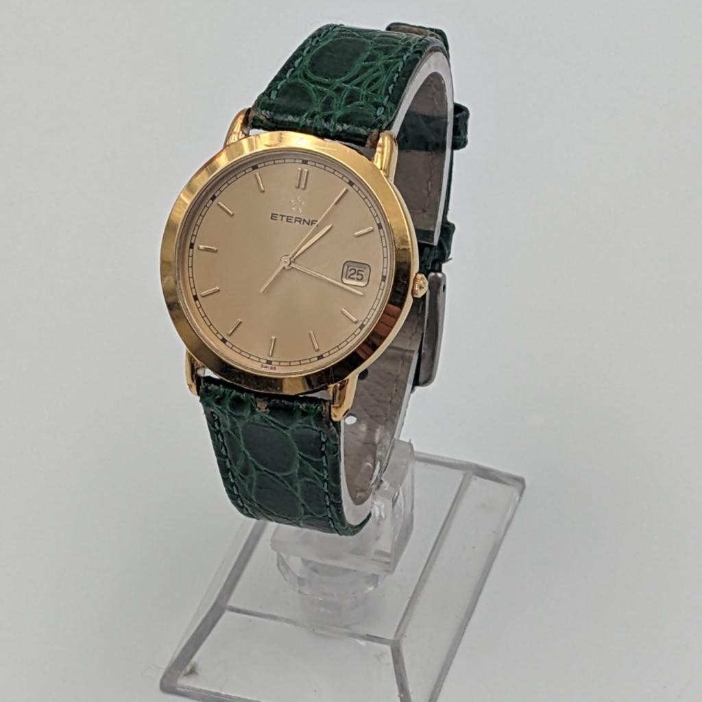 Eterna 33.3mm Classic herenhorloge verguld G10 quartz, Ruilrijk, Zo goed als nieuw, Info@ruilrijk.nl, Neerstraat 60, 6041 KD Roermond
