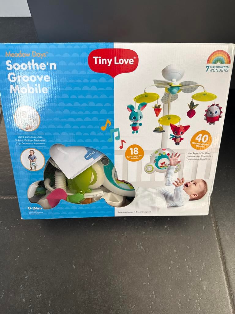 Tiny Love Soothe 'n Groove Mobile, Ophalen of Verzenden, Zo goed als nieuw, Mobiel, Met geluid