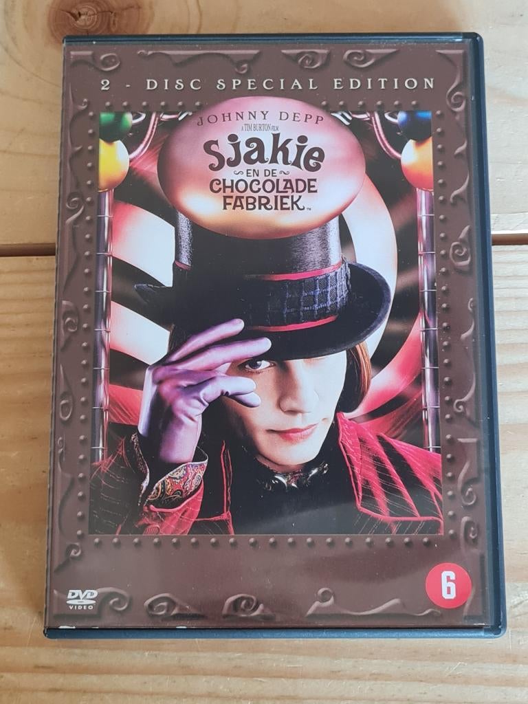 DVD Sjakie En De Chocolade Fabriek (2 DISC), Avontuur, Ophalen of Verzenden, Zo goed als nieuw, Vanaf 6 jaar