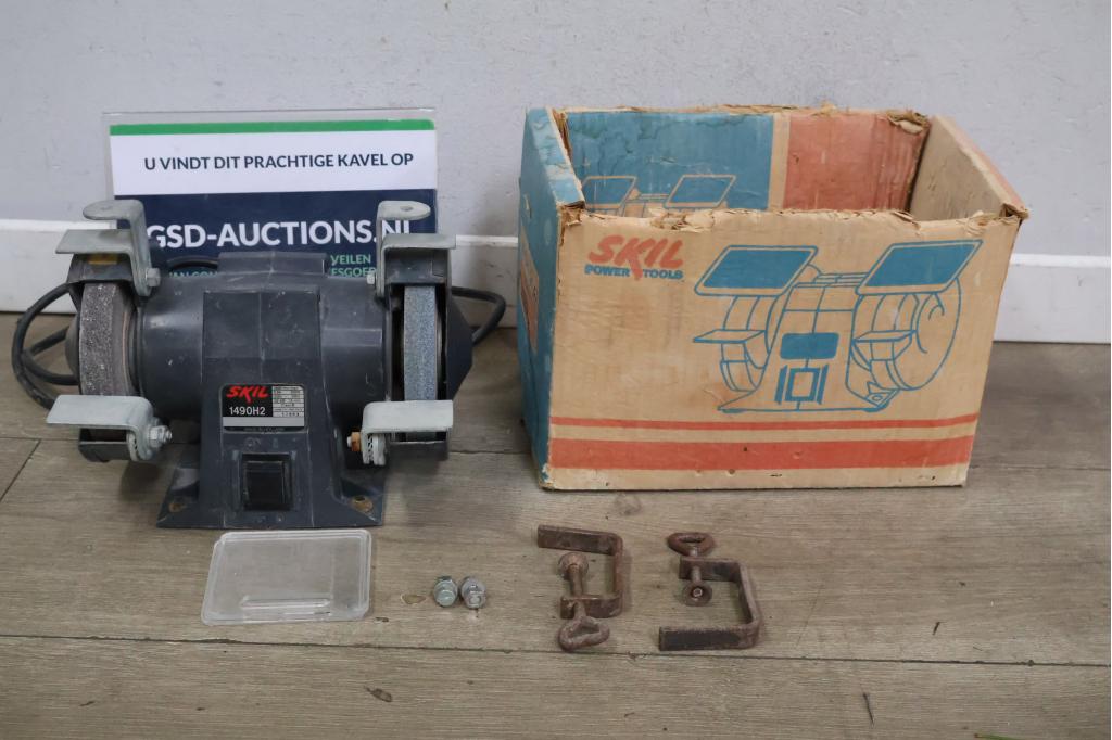 Elektrische Dubbele Werkbankslijpmachine van SKil, Ophalen of Verzenden, Niet ingevuld, Niet ingevuld, Niet ingevuld