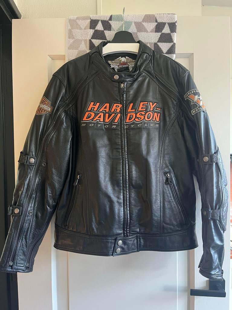 Originele Harley Davidson motorjas maat M, Ophalen of Verzenden, Tweedehands, Heren, Jas | leer