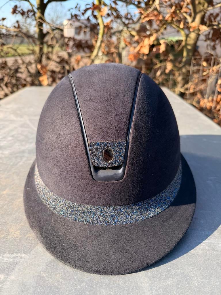 Samshield miss shield cap, Dieren en Toebehoren, Paardrijkleding, Ophalen of Verzenden, Zo goed als nieuw, Dressuur, Cap