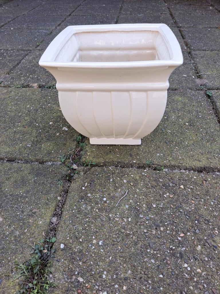 Mooie grote bloempot zgan, Tuin en Terras, Bloempotten, Ophalen, Zo goed als nieuw