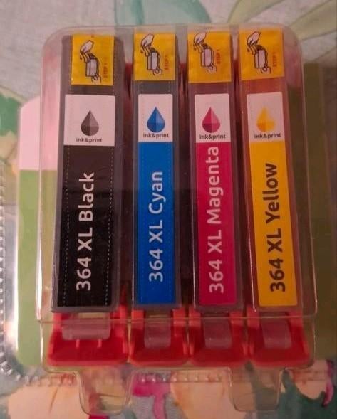 Inktpatronen 364 XL - Zwart, Cyaan, Magenta, Geel, Ophalen of Verzenden, Nieuw, Cartridge, Ink&print