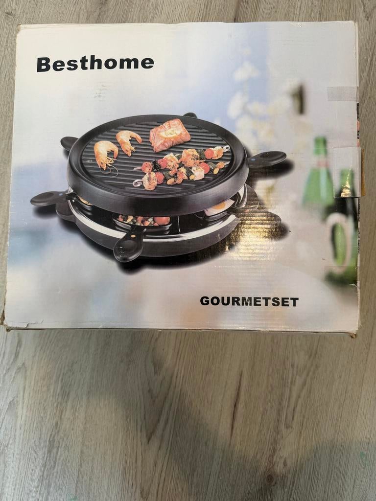 Nieuw Besthome gourmetstel met 6 pannetjes, Ophalen of Verzenden, Nieuw, 4 t/m 7 personen