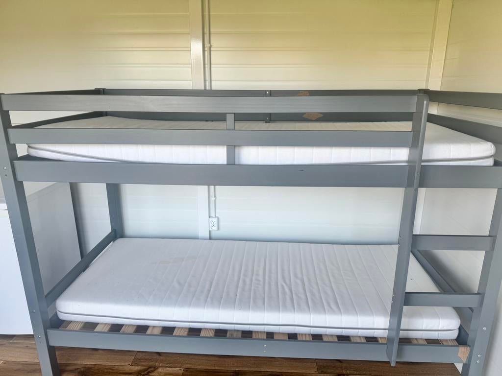 Gratis stapelbed, zelf demonteren, Ophalen, Gebruikt, 90 cm, 160 tot 180 cm