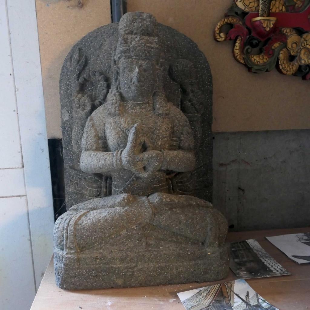 Buddha beelden Bd5 Boeddha hoofd meditatie yoga Tantra kunst, Ophalen of Verzenden