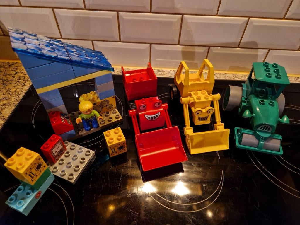 Duplo Bob de Bouwer set: Scoop, Muck, Rollie & Wendy, Inclusief minifiguren, Gebruikt, Overige thema's, Ophalen of Verzenden