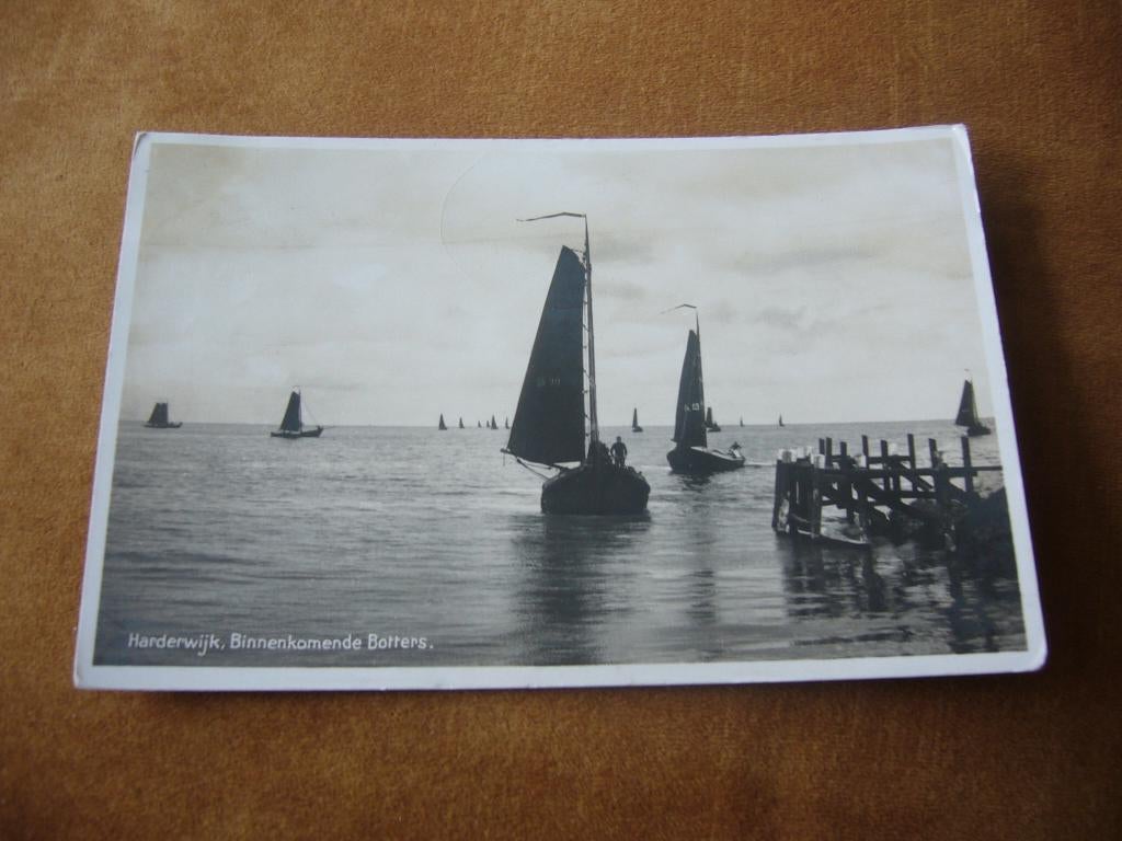 HARDERWIJK  =  BINNENKOMENFDE BOTTERS   1933, Ophalen of Verzenden, 1920 tot 1940, Gelopen, Gelderland