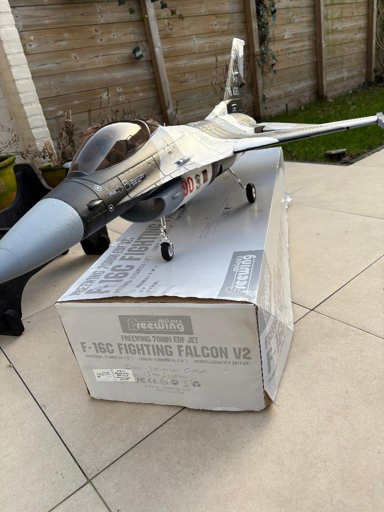 Freewing  F-16 V2 ,  175euro, Ophalen, Zo goed als nieuw, Elektro, RTF (Ready to Fly)