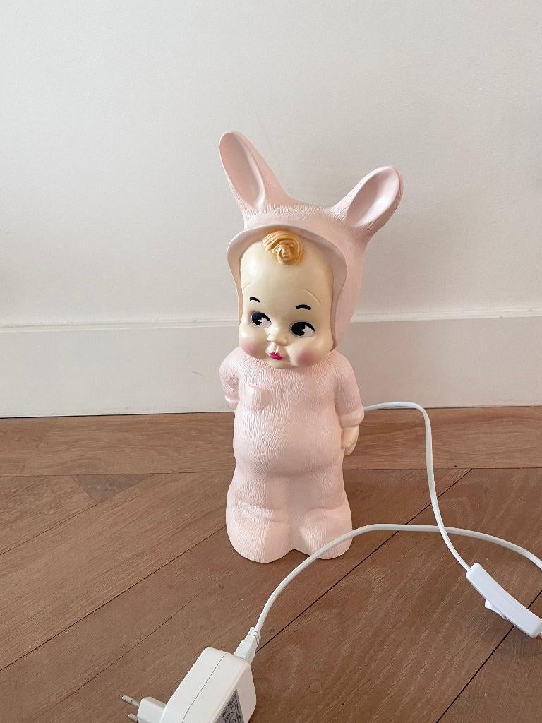 Heico Lapin & Me lamp tafellamp konijn roze als nieuw, Kinderen en Baby's, Kinderkamer | Inrichting en Decoratie, Ophalen of Verzenden