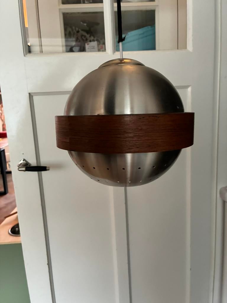 Space age Dijkstra hanglamp vintage, Huis en Inrichting, Lampen | Wandlampen, Ophalen of Verzenden, Gebruikt